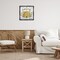 Stupell Industries Sunflower Wishes Honeybee Kisses Framed Floater Canvas Wall Art Design by Elizabeth Tyndall